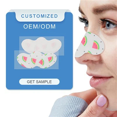 Élimination des points noirs Nettoyage en profondeur bandes de pores flexibles Soins de la peau de zone T