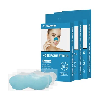 Bandes de pores noirs pour le nettoyage du nez