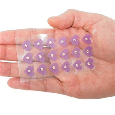 Patchs de bouton pourpre coeur de qualité médicale