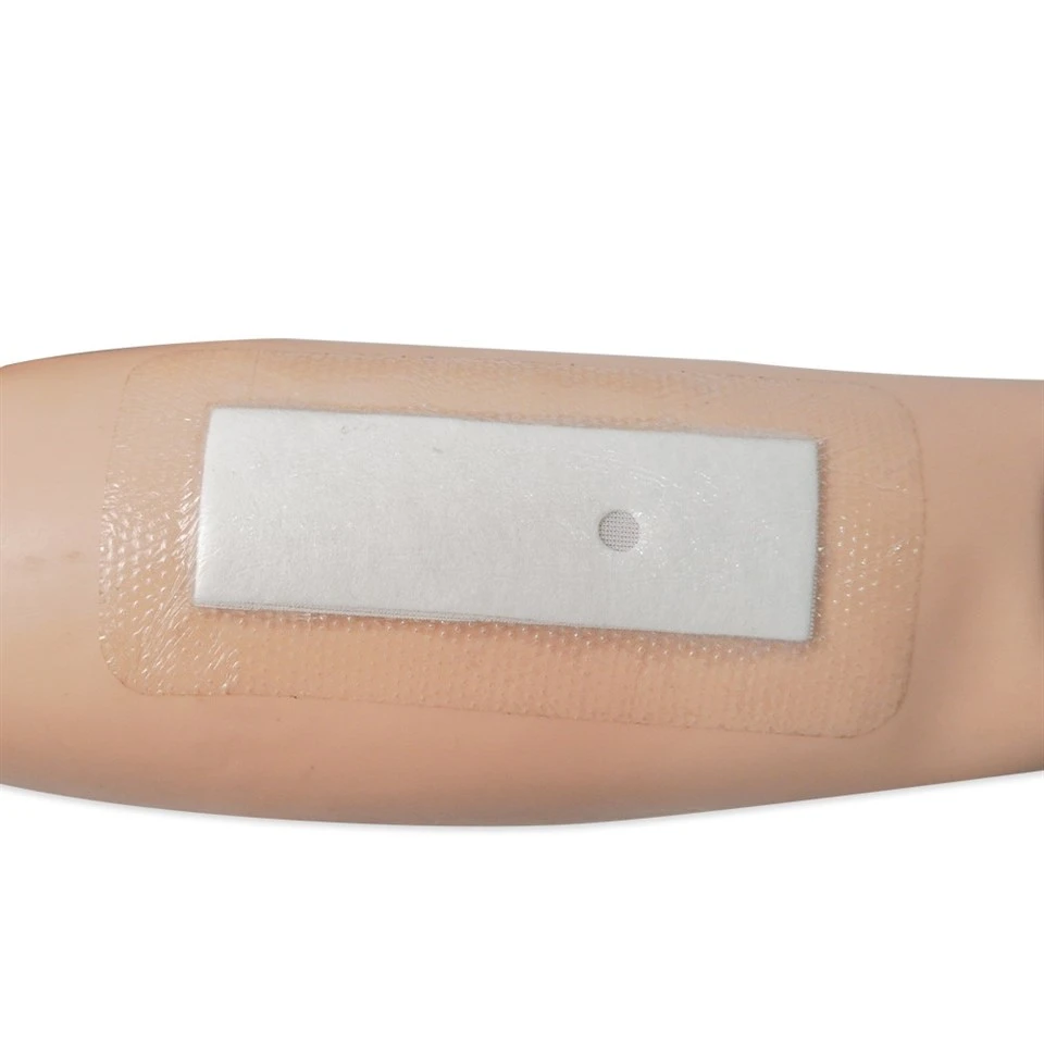 Super Absorbent Silicone Foam Wound Dressing Waterproof Adhesive Bandages With Border